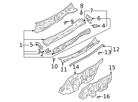 Cowl for 2000 Nissan Maxima #0