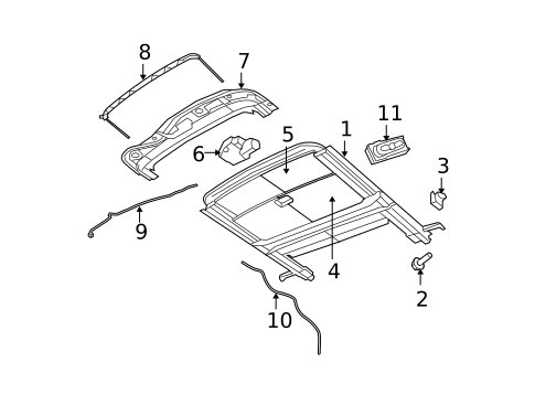 Sunroof for 2011 Dodge Avenger #0