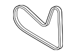 252122T000 - Cooling System: Serpentine Belt for Hyundai Image