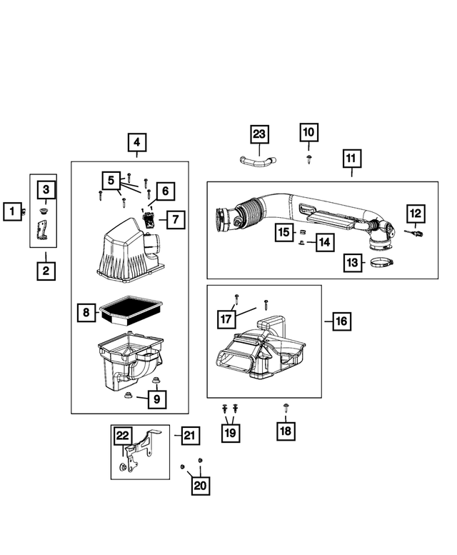 68290594AB - : Air Cleaner for Mopar Image