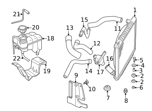 Radiators, Coolers & Related Components for 1996 Land Rover Range Rover #0