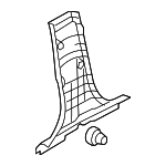 858351G000RU - Body: Lower Center Pillar Trim for Kia: Rio, Rio5 Image