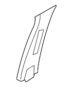 7621080J106GS - Body: Upper Center Pillar Trim for Suzuki Image