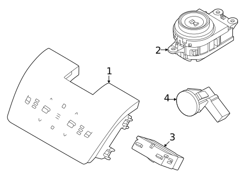 Switches, Solenoids & Actuators for 2026 Volvo EX90 #0