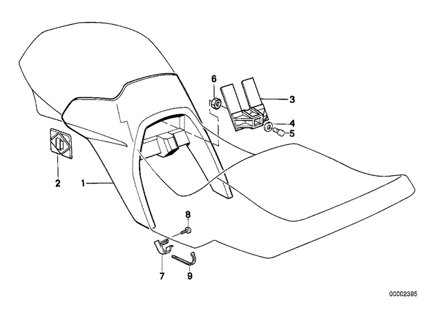 16112308660 - : Covering Fuel Tank for BMW-Motorrad Image