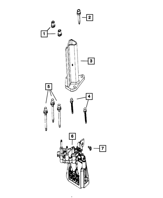 6510300AA - 3.6L; Engine: Hex Head Screw And Washer for Mopar Image image