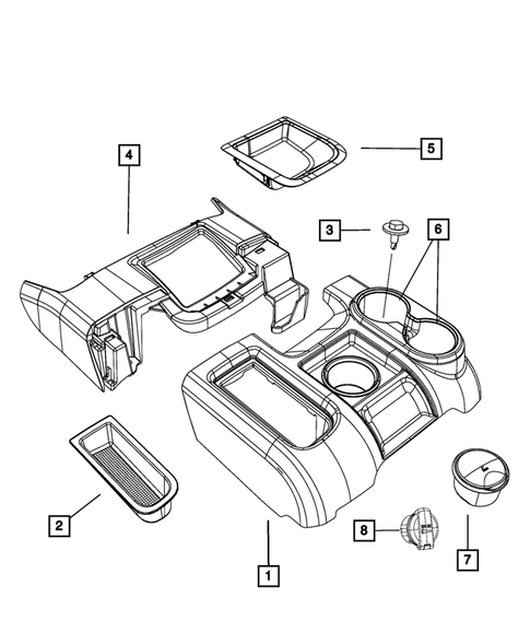 Consoles for 2014 Ram 3500 #4