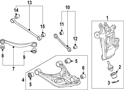 Rear Suspension for 2025 Genesis GV80 Coupe #0