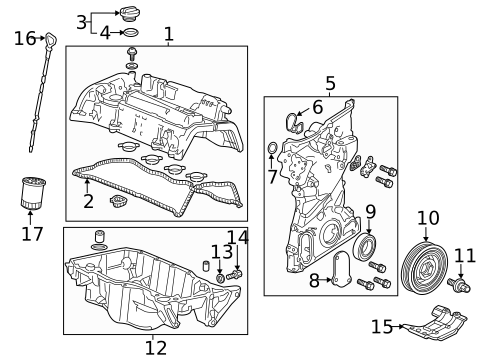 Engine Parts for 2016 Honda Accord #1
