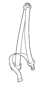 1Y1857706DHCP - Electrical: Belt &amp; Retractor for Volkswagen: Beetle Image