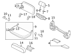 88654EA660 - Body: Cushion Assembly Bushing for Nissan Image
