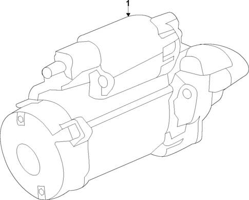 Starter for 2022 Porsche 911 #1
