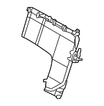 893101R400 - Body: Seat Back Frame for Hyundai: Accent Image