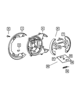 4423663 - Parking Brake: Brake Shield for Mopar Image