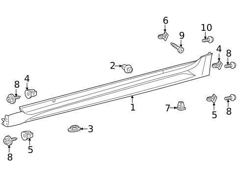 Exterior Trim - Pillars for 2025 Toyota GR Corolla #0