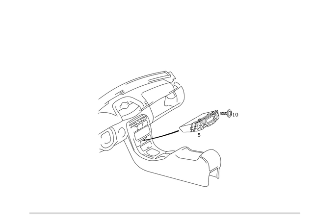 2208300185 - Heating and Ventilation: Operating Unit for Mercedes-Benz Image image