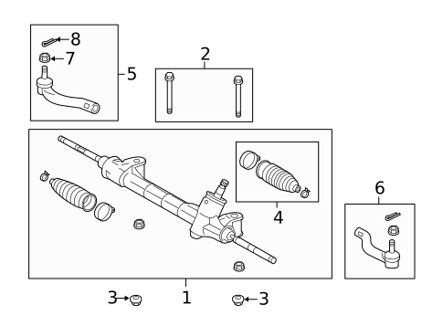 Steering Gear & Linkage for 2013 Scion tC #0