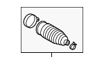 4553549015 - Steering: Tie Rod Boot for Toyota Image
