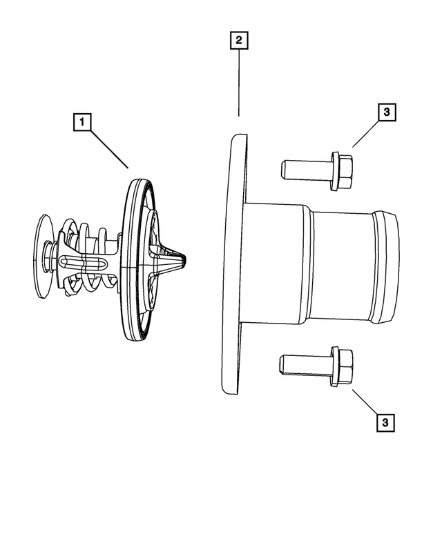 6101982 - Cooling: Hex Head Screw And Washer for Mopar Image