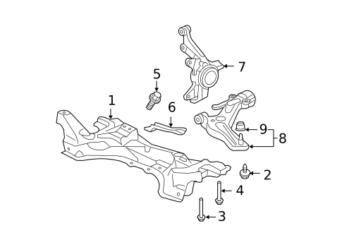Suspension Components for 2011 Honda Fit #0