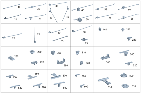 Cable Ties, Cable Fastening Parts and Grommets for 1991 Mercedes-Benz 350SD #0