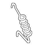 582553M000 - Brakes: Return Spring for Genesis: G70, G80, G90 | Hyundai: Equus, Genesis, Genesis Coupe Image