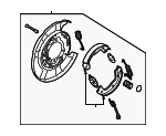 58250B1510 - : Parking Brake for Hyundai Image