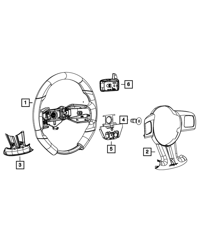 1XX18SZ6AB - Steering: Steering Wheel for Mopar Image image