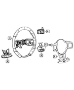 5SJ37XDVAA - Steering: Steering Wheel for Mopar Image