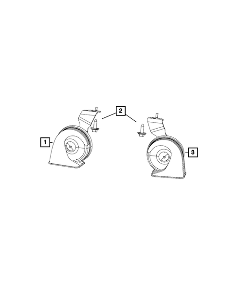 Horns for 2016 Dodge Challenger #0