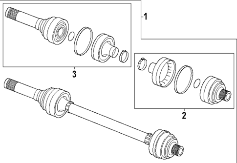 Drive Axles for 2024 Porsche Macan #0