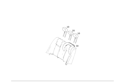 Head Restraint for 2014 Mercedes-Benz E63 AMG #0