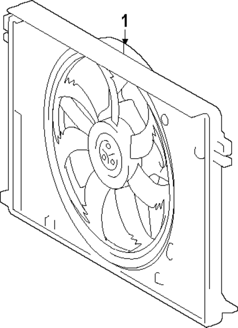 Cooling Fan for 2025 Toyota Crown #0