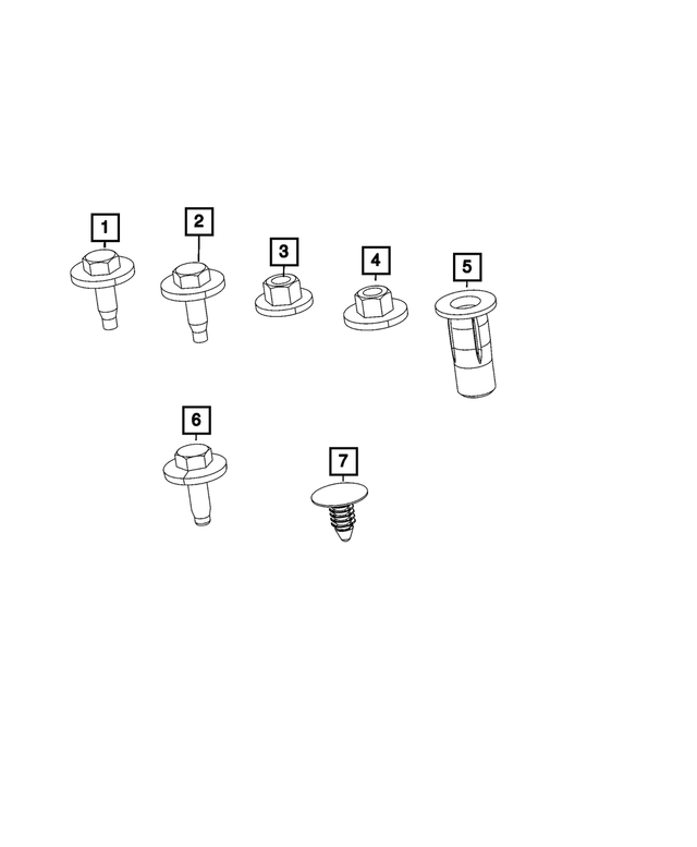 6102612AA - Electrical: Hex Nut And Washer for Dodge: Charger Daytona, Dakota, Hornet, Ram 2500, Ram 3500 | Jeep: Cherokee, Compass, Grand Cherokee, Grand Cherokee L, Grand Wagoneer, Wagoneer, Wagoneer S, Wrangler | Ram: 1500, 2500, Dakota Image
