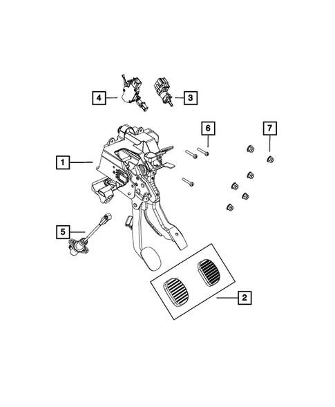 Clutch Pedals for 2014 Dodge Dart #0