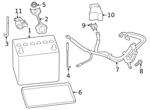 Battery for 2019 Subaru BRZ #0