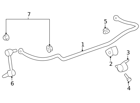 Stabilizer Bar & Components for 2009 Pontiac G8 #0