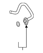 6K121492M - Engine: Water Outlet Pipe for Volkswagen Image