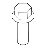 934050602004 - Electrical: Headlamp Assembly Bolt for Acura: MDX, RL, RLX, TL, TLX, ZDX Image