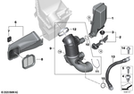13718607951 - Fuel Preparation System: Resonator Holder for BMW Image