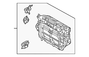 PZ1Z18471A - HVAC: HVAC Unit Case for Ford Image