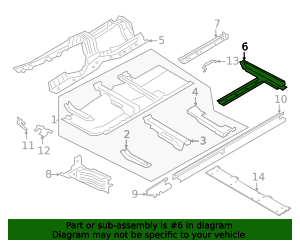 Rear Cross-Member 41-00-7-487-315 | BMW Parts Online Hub