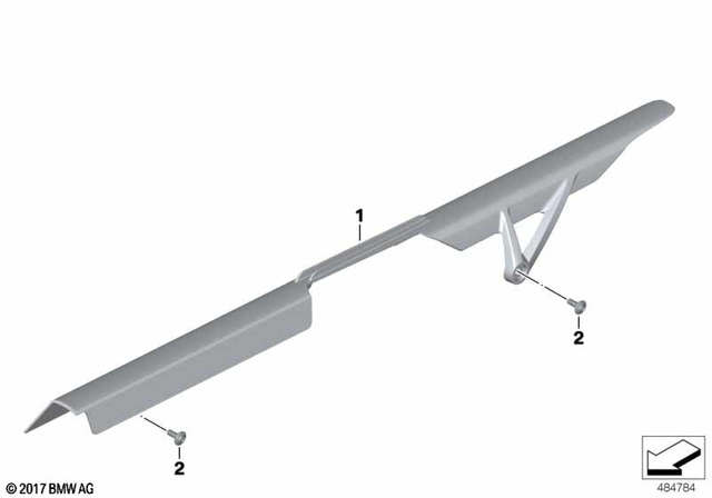 46627717032 - Frame and Mounting Parts: Chain Guard -  for BMW-Motorrad Image