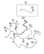 68422836AA - Fuel and Accelerator Pedal: Fuel Line Bundle for Ram: ProMaster 1500, ProMaster 2500, ProMaster 3500 Image