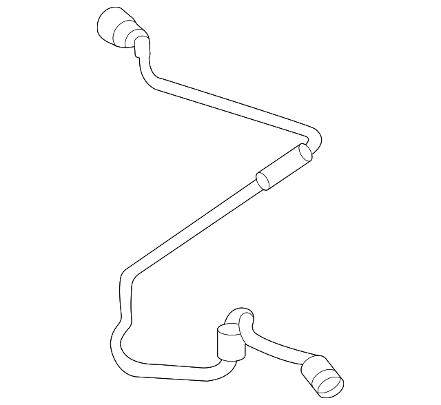 17128678494 - 2020-2023 BMW Reservoir Hose (17-12-8-678-494