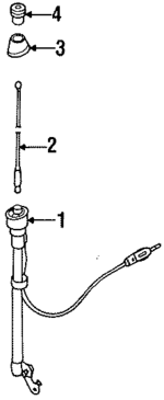 282154B000 - : Antenna Mast for Nissan: 200SX, Quest, Sentra Image