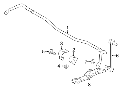 Stabilizer Bar & Components for 2013 Scion FR-S | Toyota