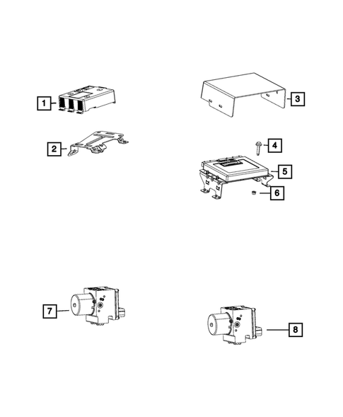 Keys, Modules and Engine Controllers for 2017 Ram 3500 #9