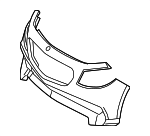 21388586009999 - Body: Bumper Cover for Mercedes-Benz Image