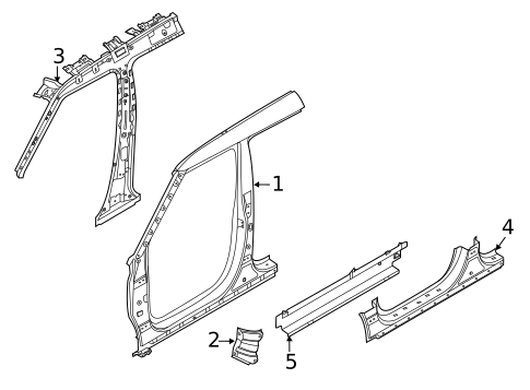 Hinge Pillar for 2023 Kia Soul #0